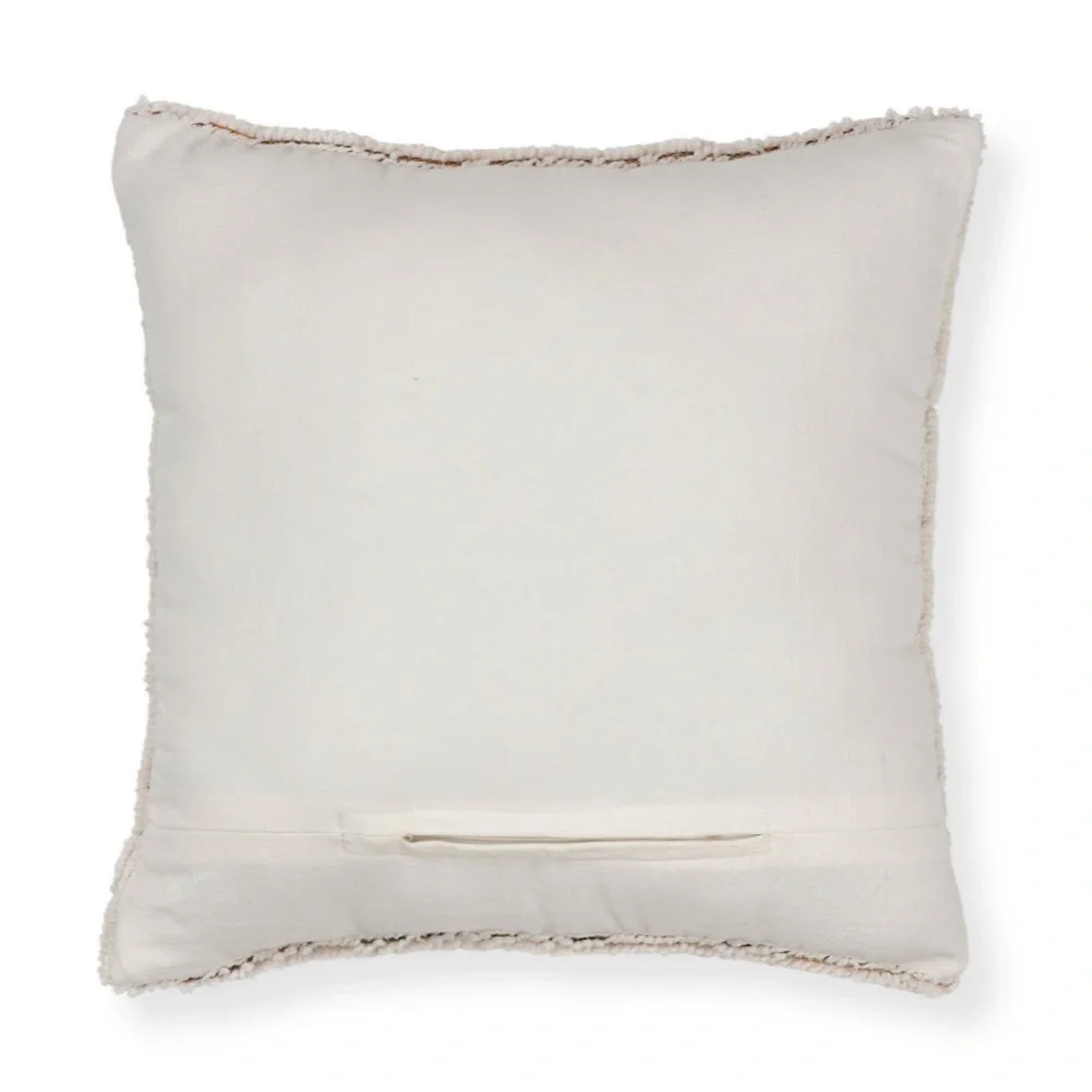Ivory Pumpkin Knit Loop Throw Pillow Fall Autumn Home Decor Thanksgiving NWT